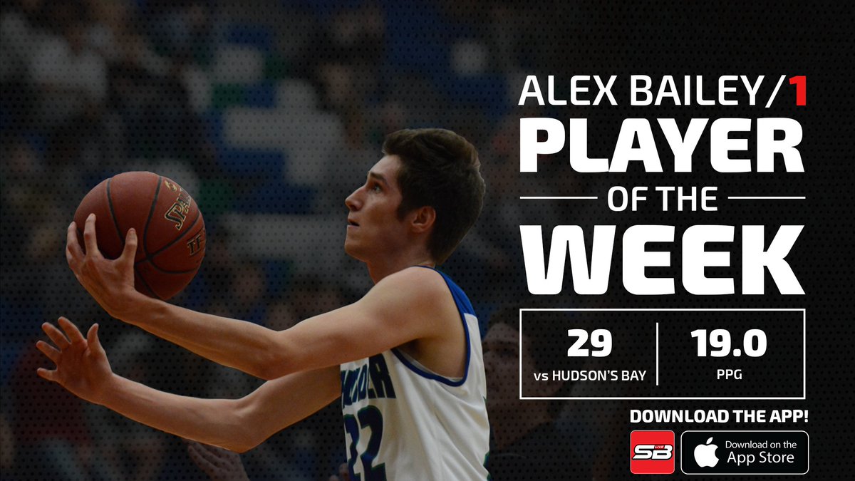 The Week 8 GSHL 3A Player of the Week » Alex Bailey

The Senior guard scored 29 points last week vs Hudson's Bay!

Player Profile » bit.ly/2rW6WFG