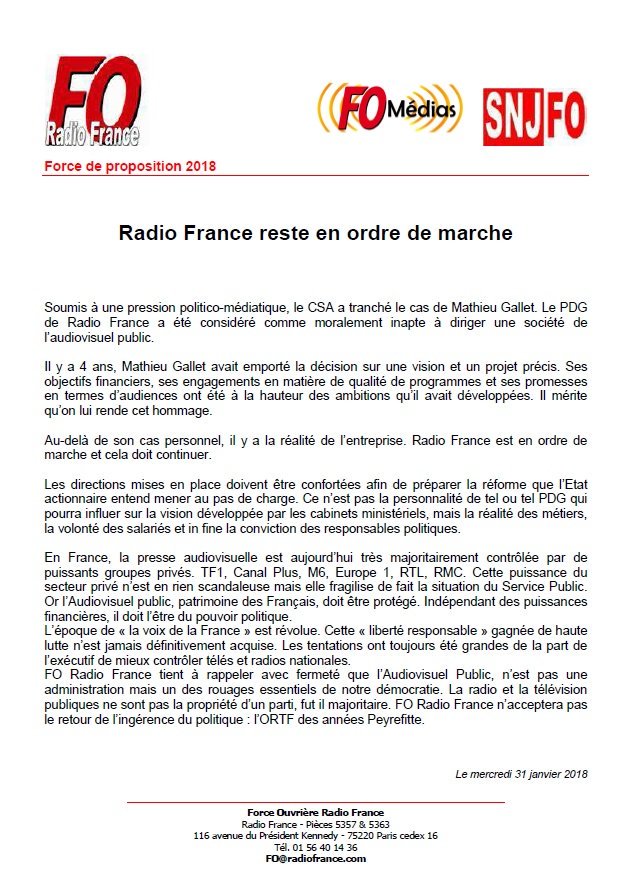 SNJ-FO RADIOFRANCE tweet media