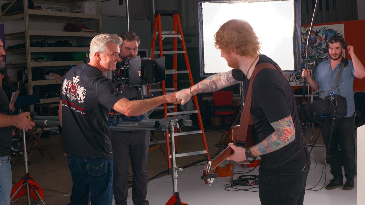 K2Films's tweet image. Congrats to Ed Sheeran on his Grammy! Amazing Artist and all around great guy. Here are some BTS Photos from K2 Commercial we filmed for VOX
