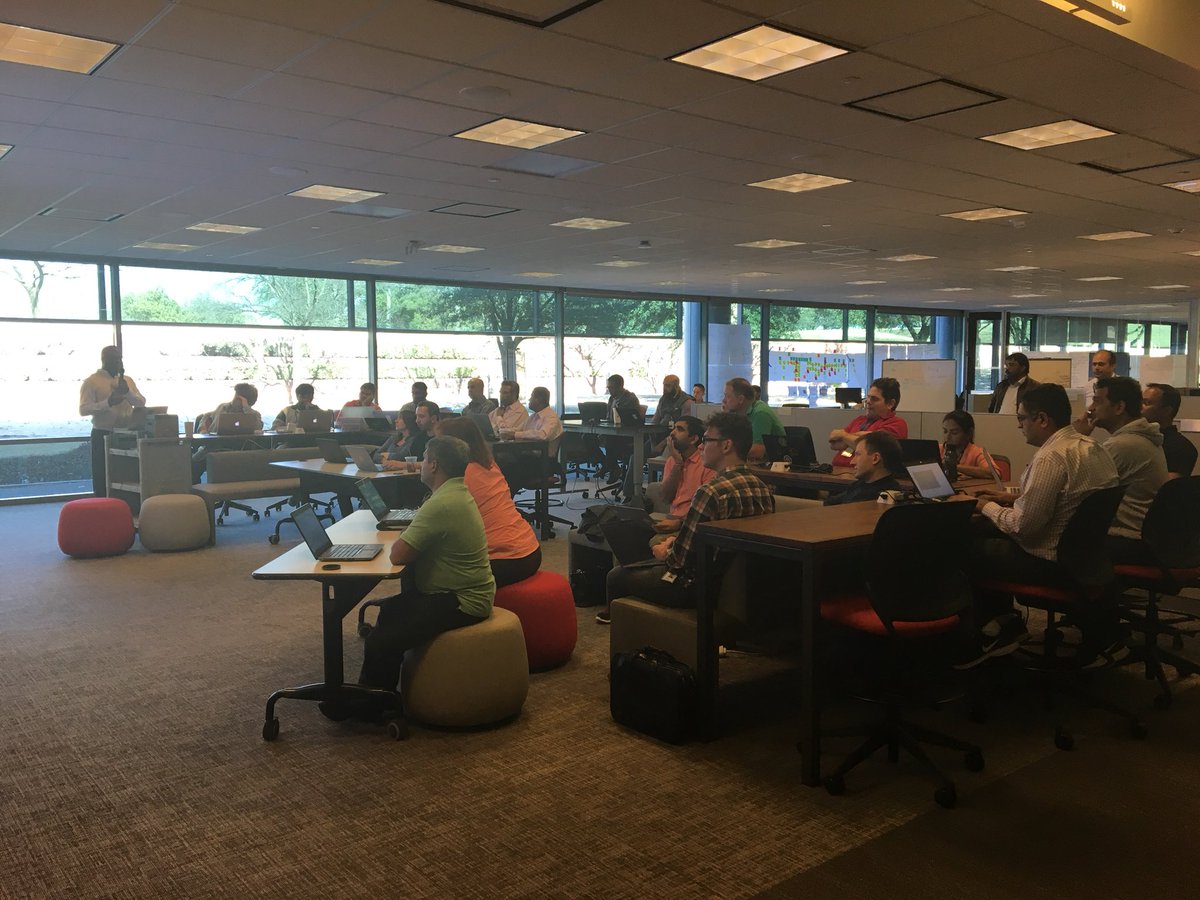 JangryGuerra's tweet image. #devopsVZ- Our 1st workshop, “Jenkins Pipeline as Code”, in the new &amp;amp; improved #TxDojo.