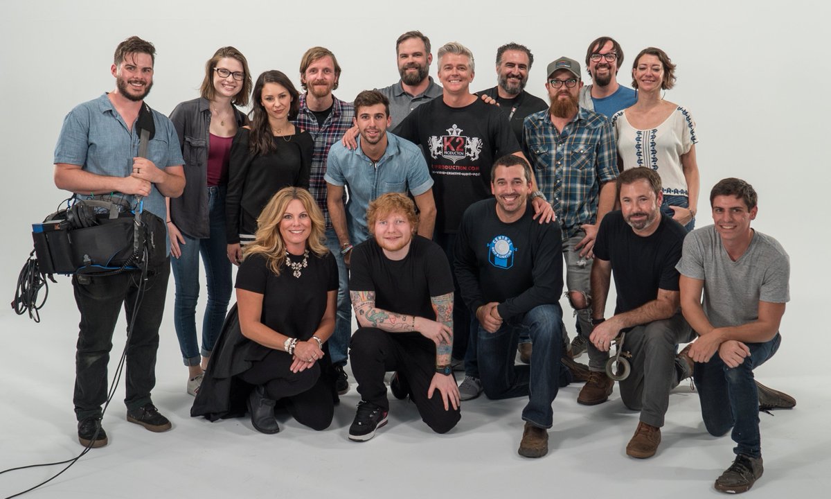 K2Films's tweet image. Congrats to Ed Sheeran on his Grammy! Amazing Artist and all around great guy. Here are some BTS Photos from K2 Commercial we filmed for VOX