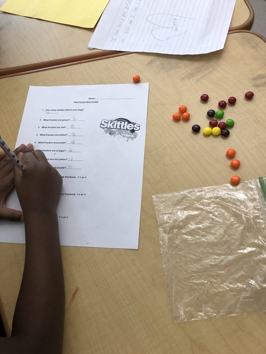 Ashley (@coonceak) on Twitter photo We used skittles in math today to practice fractions!! <a href="/CapeFranklin/">Franklin Elementary</a> #thefranklindifference We used skittles in math today to practice fractions!! <a href="/CapeFranklin/">Franklin Elementary</a> #thefranklindifference