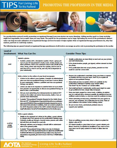 AOTAIncPR's tweet photo. New Tip Sheet for @AOTAInc members offers ways to join our media relations efforts. Check it out! https://t.co/V3fg9INRhq https://t.co/oi8DUqWwwa