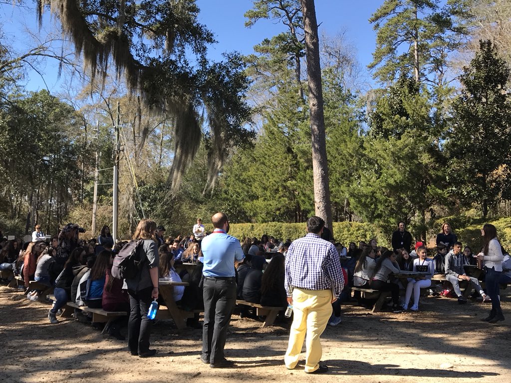 MDCPS_BEWL's tweet photo. Traveling back in time to 1703 to learn about Florida’s early beginnings #MDCPSRallyToTally @CloseUp_DC because bringing history to life = meaningful learning for our middle school Rally To Tally students! https://t.co/n0EBbVXVBC