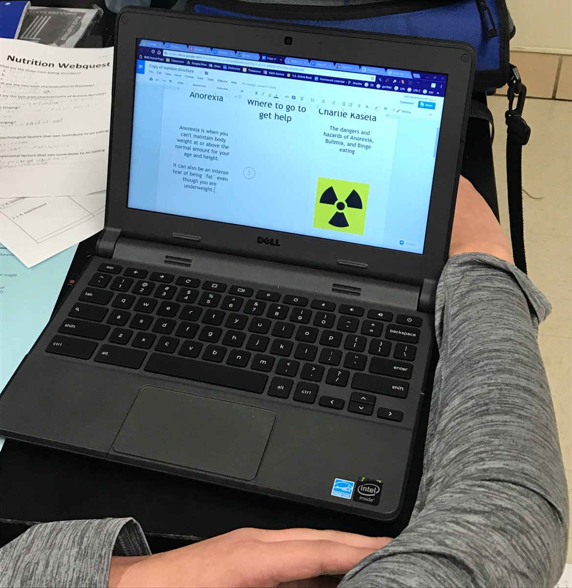 PEBryanMS205's tweet photo. #RAFT #7thgradehealth #project #nutritionunit https://t.co/HMabTTY3ZI