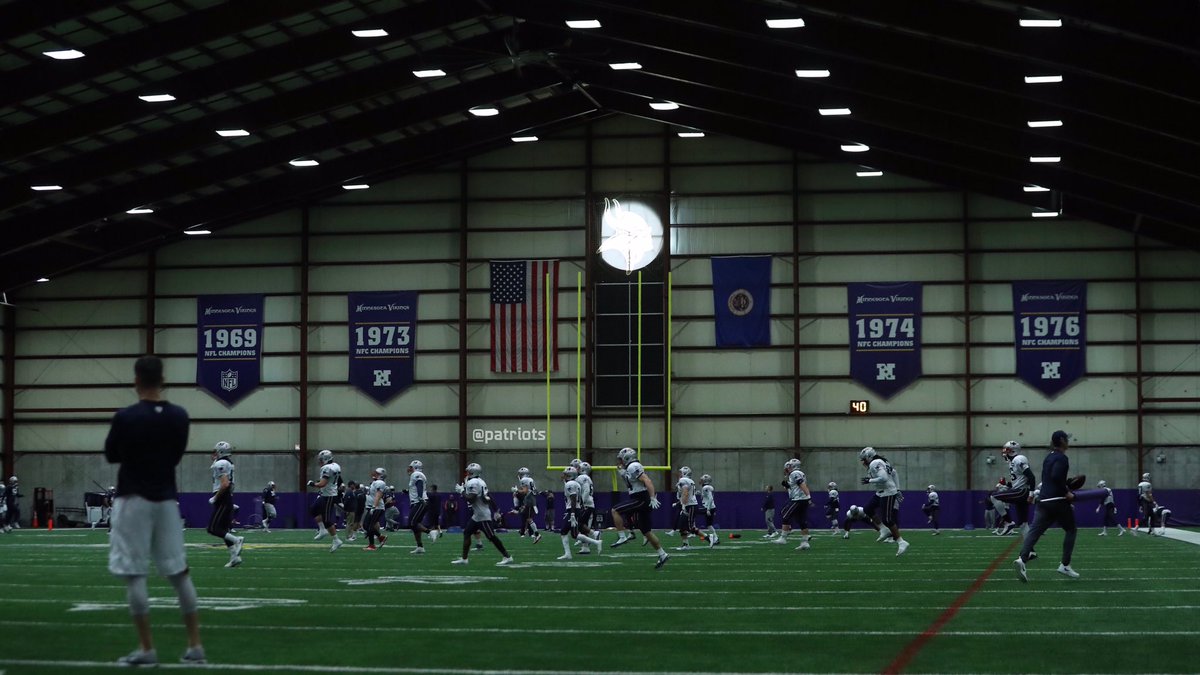 Patriots's tweet photo. This week's office. https://t.co/WSaLkXCpJu