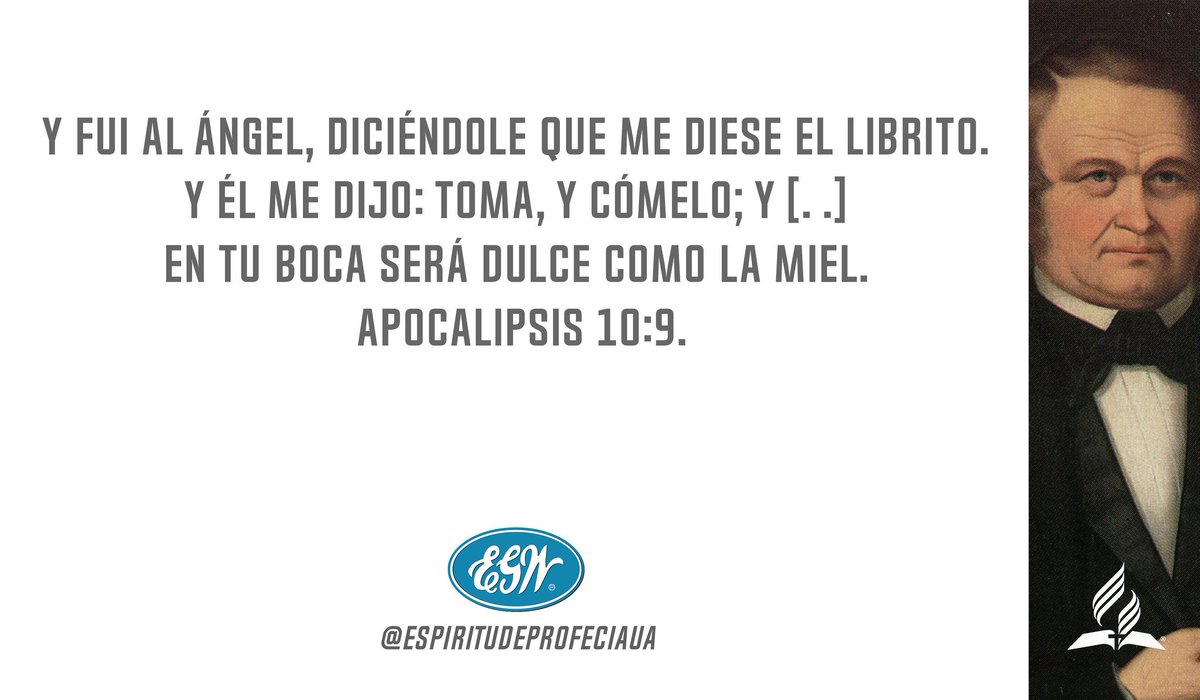 EspProfUA's tweet photo. Miller, al igual que la mayoría de nosotros, atesoró aquellas partes de la profecía que pensaba que entendía… y se salteó el resto. Como resultado, de algún modo se perdió la conclusión de que la apertura de las profecías del librito finalmente traería amargura y chasco. https://t.co/Rh2bz3JKnO