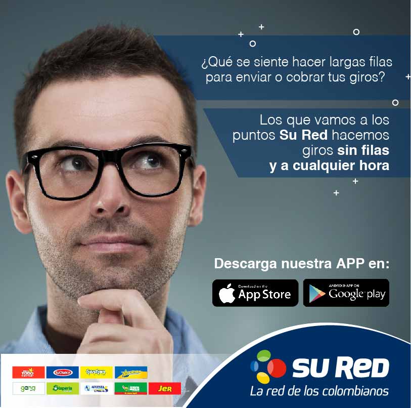 SuRedColombia's tweet photo. #GirosSuRed en los puntos de atención SuRed o desde la #AppSuRed https://t.co/P6y5RaKA4a