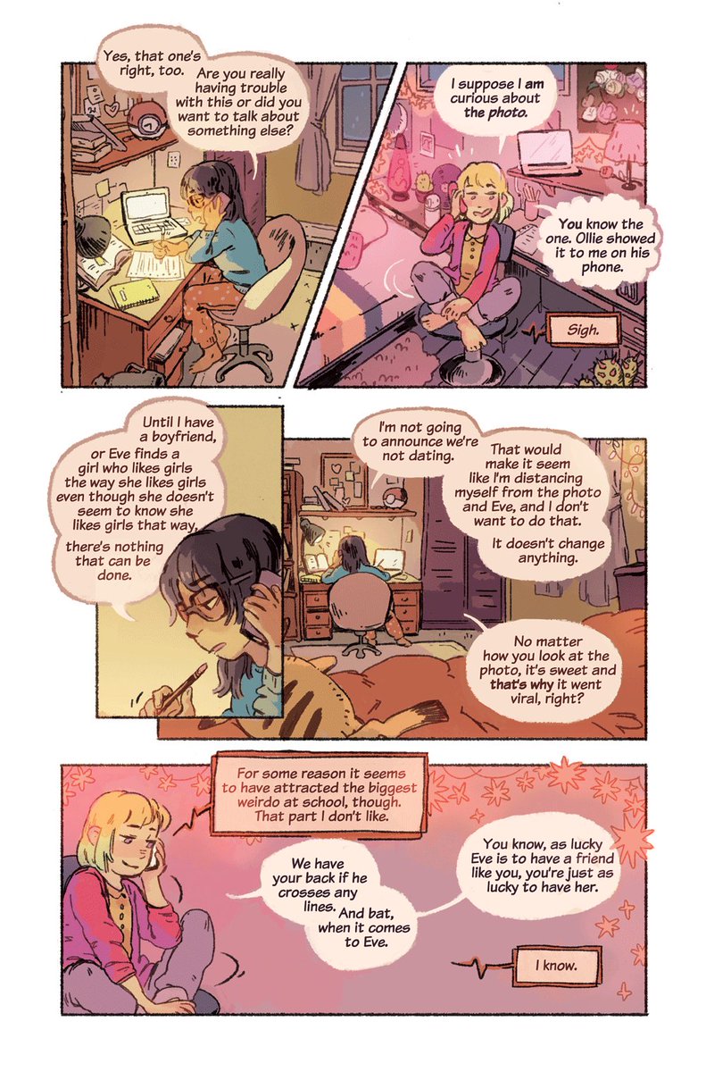 A couple pages I made for the latest chapter of Warm Blood, written by @jwtierney! The rest of this chapter is at https://t.co/mXyJ5RmRSc 