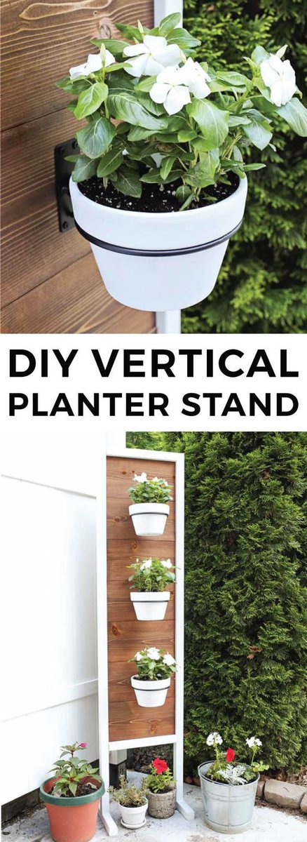 ladybugHandP's tweet image. DIY Vertical Planter Stand!