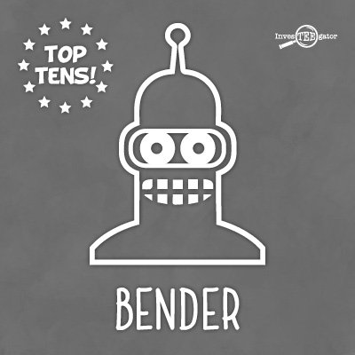 InvesTEEgator1's tweet image. New InvesTEEgator TOP 10s category featuring Bender! Browse the 10 best #Bender #tshirts from incredible artists

bit.ly/2fyKhWL