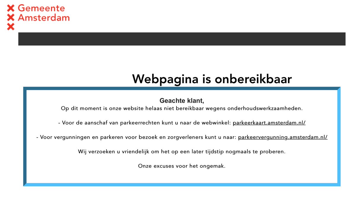 antonb's tweet photo. @webcare020 Hi! Parkeerkaart gekocht op https://t.co/TOrRqbYsW8, na betalen kreeg ik dit scherm te zien. Geen mail ontvangen ter bevestiging. Is mn parkeerkaart nu wel geldig? https://t.co/gTIgOMTKvi
