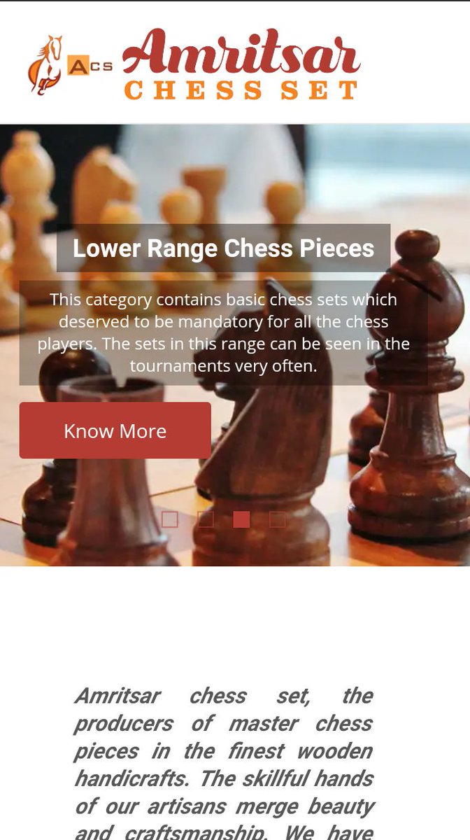 AmritsarChess's tweet photo. We would like to share glimpse of a screen shot of our webiste.

Stay tuned with all our updates and deals.

https://t.co/3EWjy6waPD
https://t.co/WnnX9vPinS
https://t.co/RgZsDm9ggU
https://t.co/jyzNfrOcLv https://t.co/QDfsLdTViR