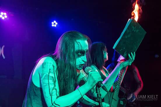 StephDrakonisNI's tweet photo. #blackmetal #deathmetal #fire #corpsepaint #baphomet #metal #band #northernireland #Drakonis #livegig #blackmetalgirl #femalebassist #musician #Liamkieltphotography https://t.co/iyUAGsIuvX
