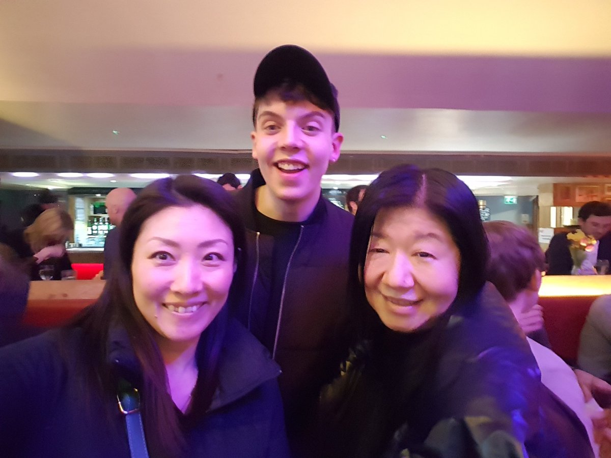 DearLibera's tweet photo. #EdNight Got to meet Ed after 9 years!! Can't wait to see his show!! @_EdNight @sohotheatre 😆👍🏻🇬🇧 https://t.co/i32NitWQks