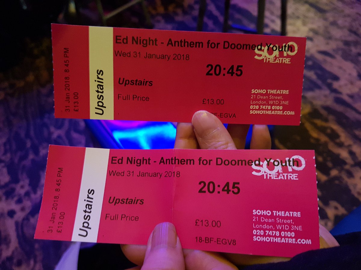 DearLibera's tweet photo. #EdNight Got to meet Ed after 9 years!! Can't wait to see his show!! @_EdNight @sohotheatre 😆👍🏻🇬🇧 https://t.co/i32NitWQks