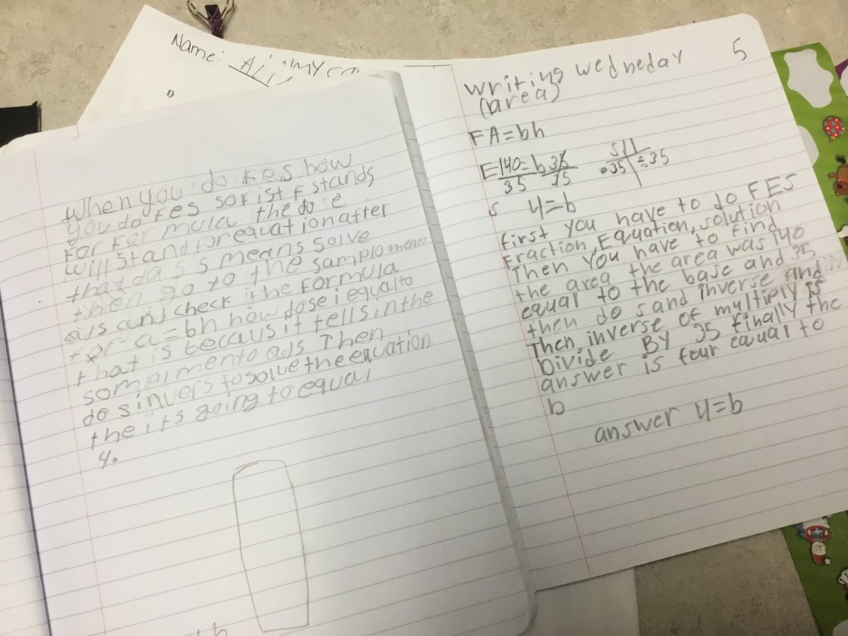 IngramWhite's tweet photo. #writingwednesday ....
Our writing @deZavalaMS is getting better and better
#hawksome #BBB BigBeautifulBrains #SuperScholars https://t.co/t7vBy3E0lI