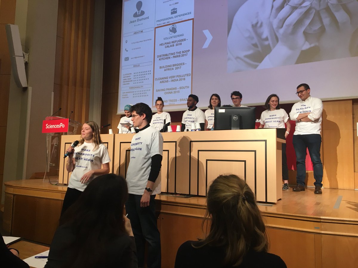 And the winner is... Mamission! #greattransition #sciencespo