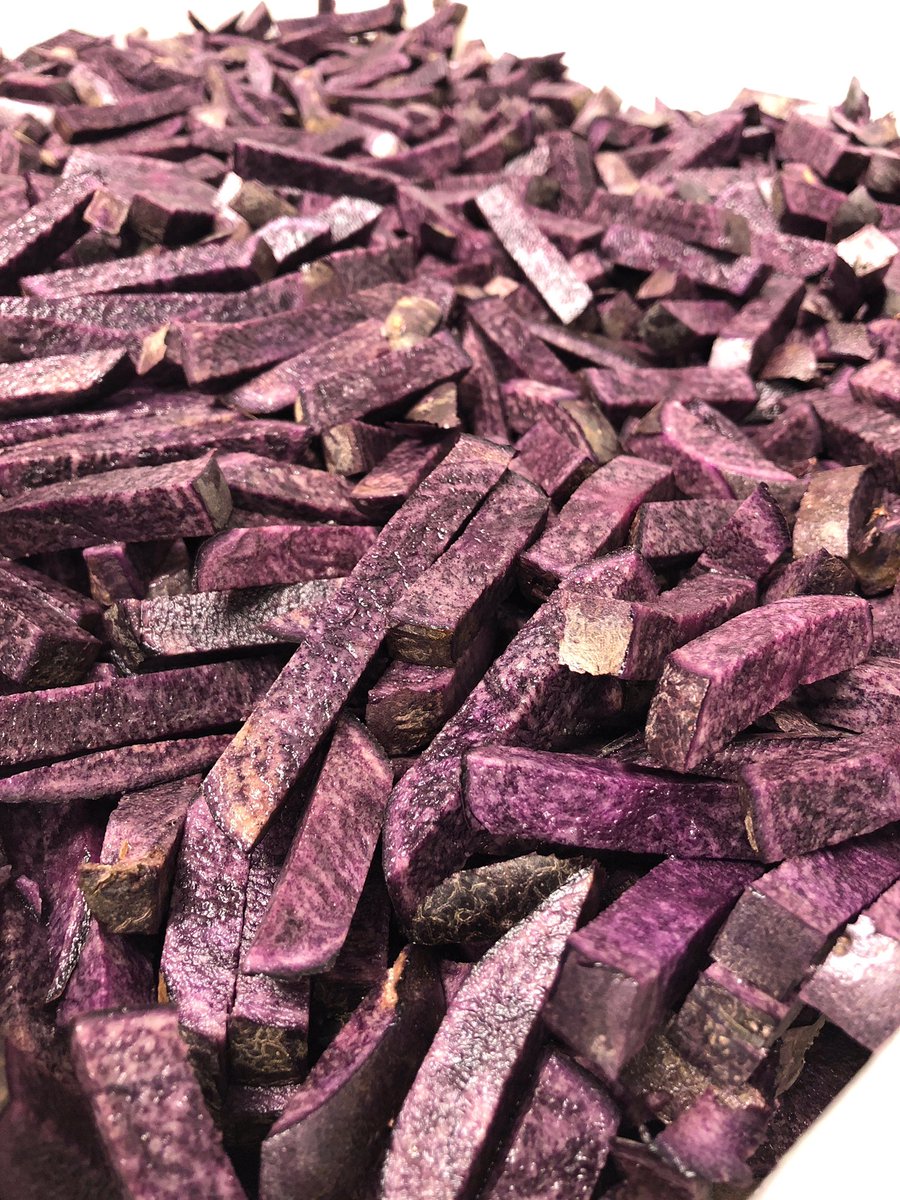 Purple Peruvian Fries today. What's up, Minnesota? #FryEaglesFry
