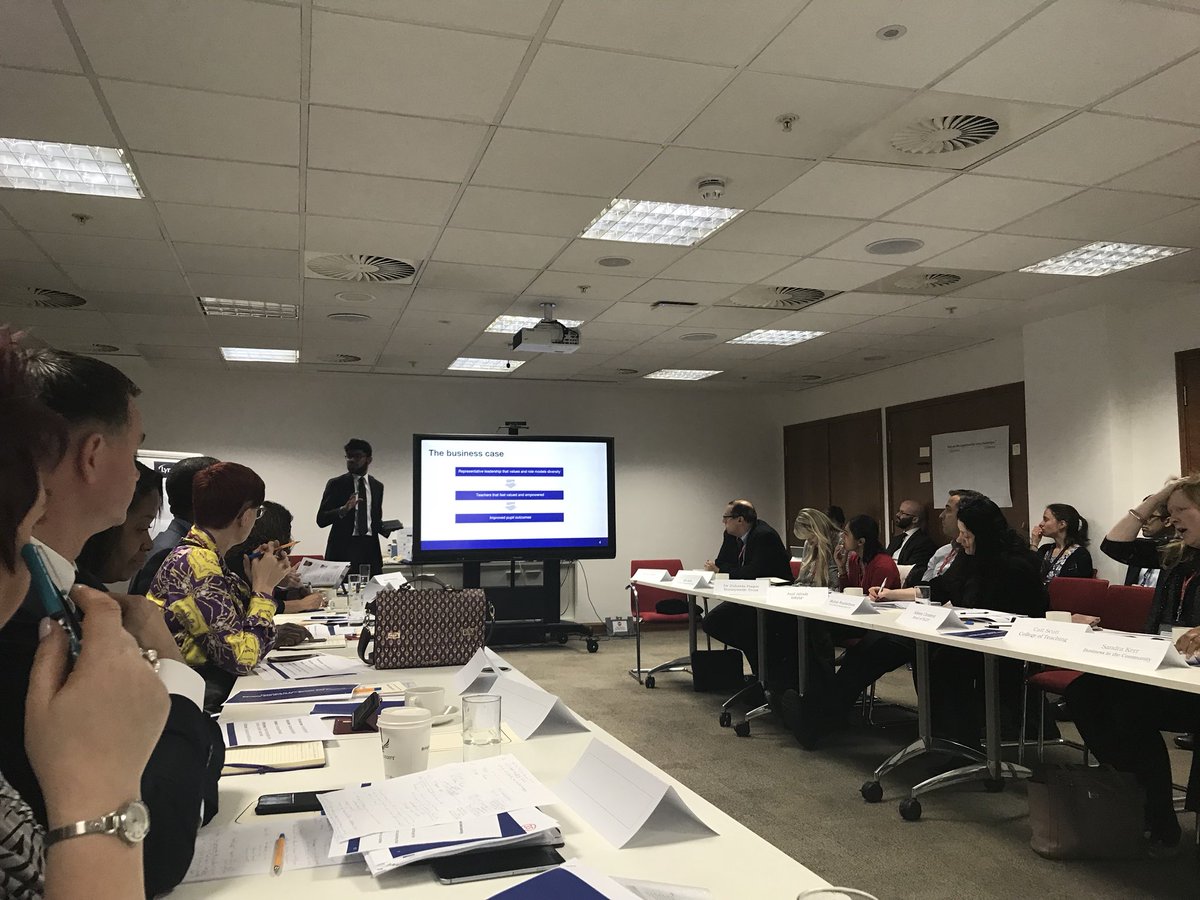 EquitableEd's tweet photo. Lovely to meet so many existing and new colleagues committed to working together to ensure equality and diversity is at the heart of education #EDroundtable #WomenEd #BAMEed https://t.co/yB5ozT955N