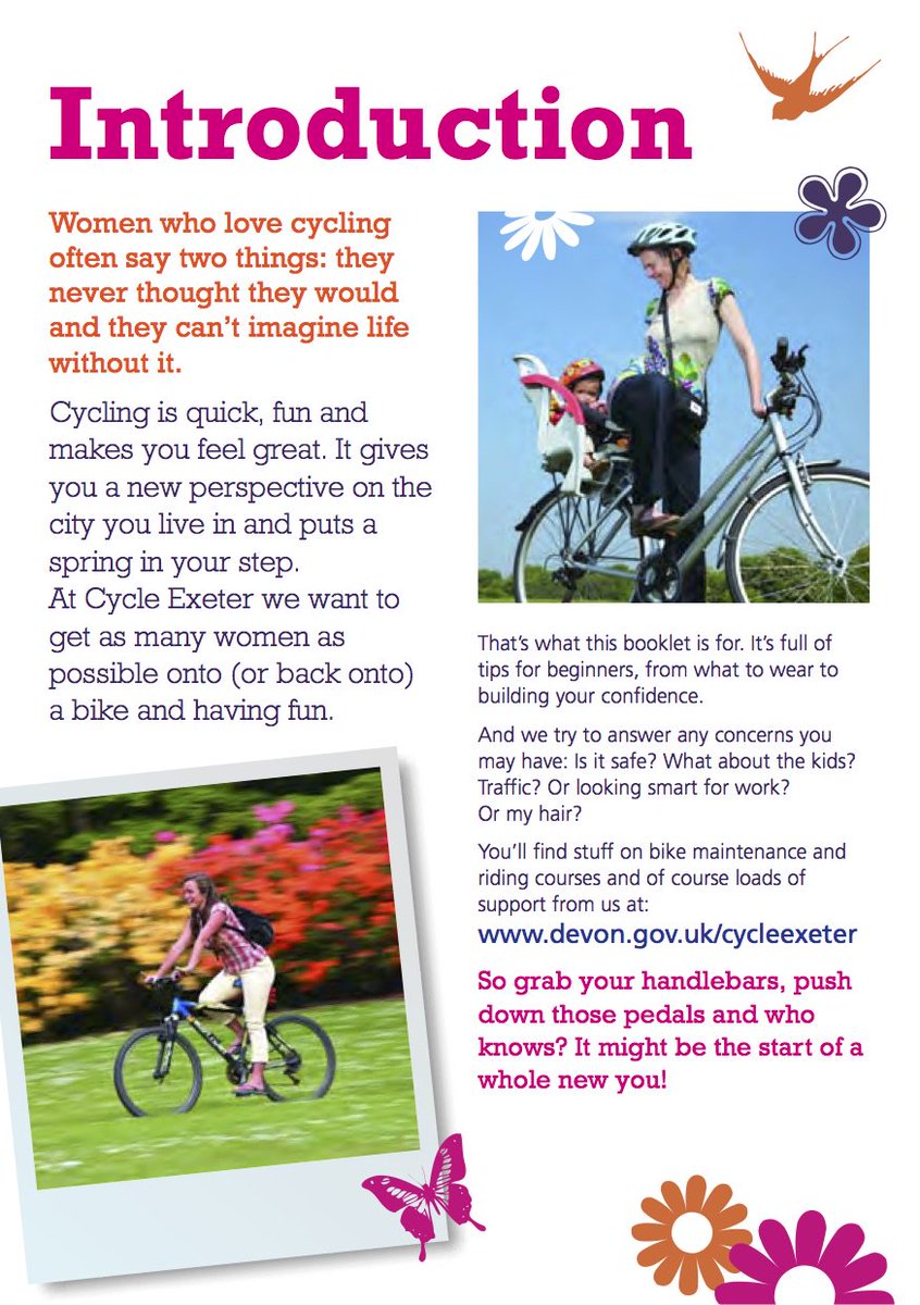SadPadExeter's tweet photo. @lauraADEXE @HSBCUKBreeze @ExeterCycling @RideOnExeter @ExBikeWorkshop @WellbeingExeter @activedevon @travel_devon Great to see this featured. I worked on many campaigns under @CycleDevon 's #CycleExeter project (+ @SustransDevon too) to understand & combat the low level of women on bikes, encouraging women from 8 to 80 to cycle! Now tackling it by challenging the norms in the bike industry! https://t.co/pEitWqeZKn