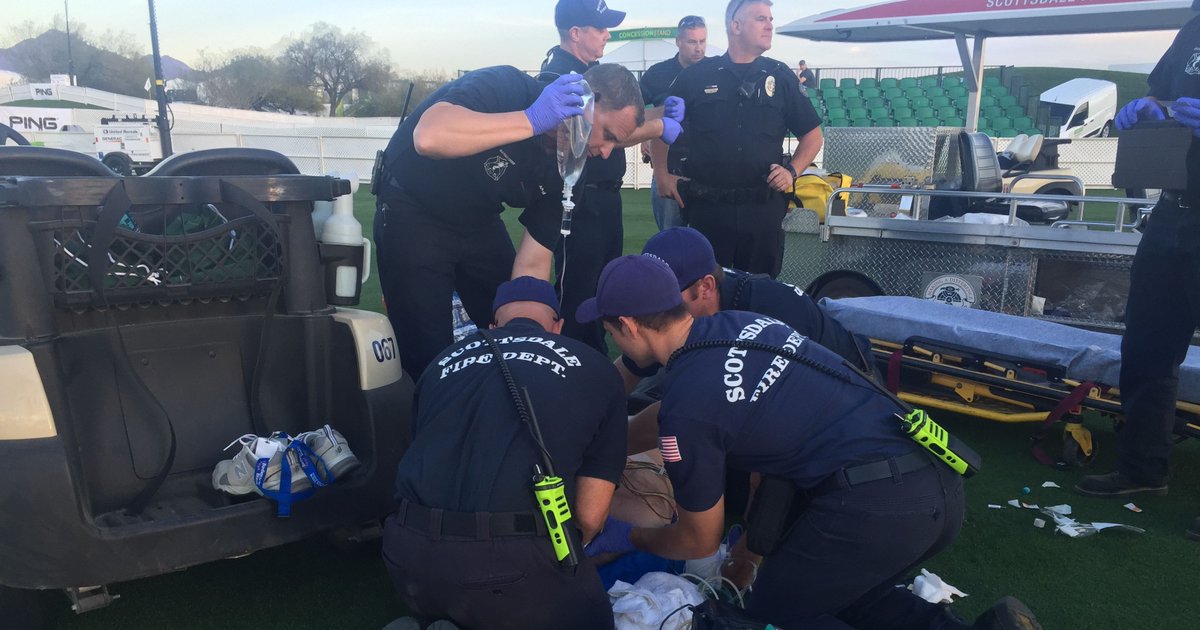 SwingTrack's tweet photo. That's insane! How does something like that happen??
"Man struck, dragged by golf cart at Waste Management Phoenix Open" https://t.co/SROrHuFalC @azcentral #WasteManagementOpen #golf https://t.co/P2tK8S6DxW