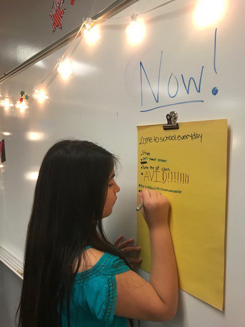 rgrant_teach's tweet photo. What we can do now to prepare for college :) #ourpathtocollege #skilledproblemsolvers #POGFestval #gcisdAVID @HeritageMSAVID @HeritageBroncos @MrsHollingerHMS https://t.co/NGlPbTFt2g