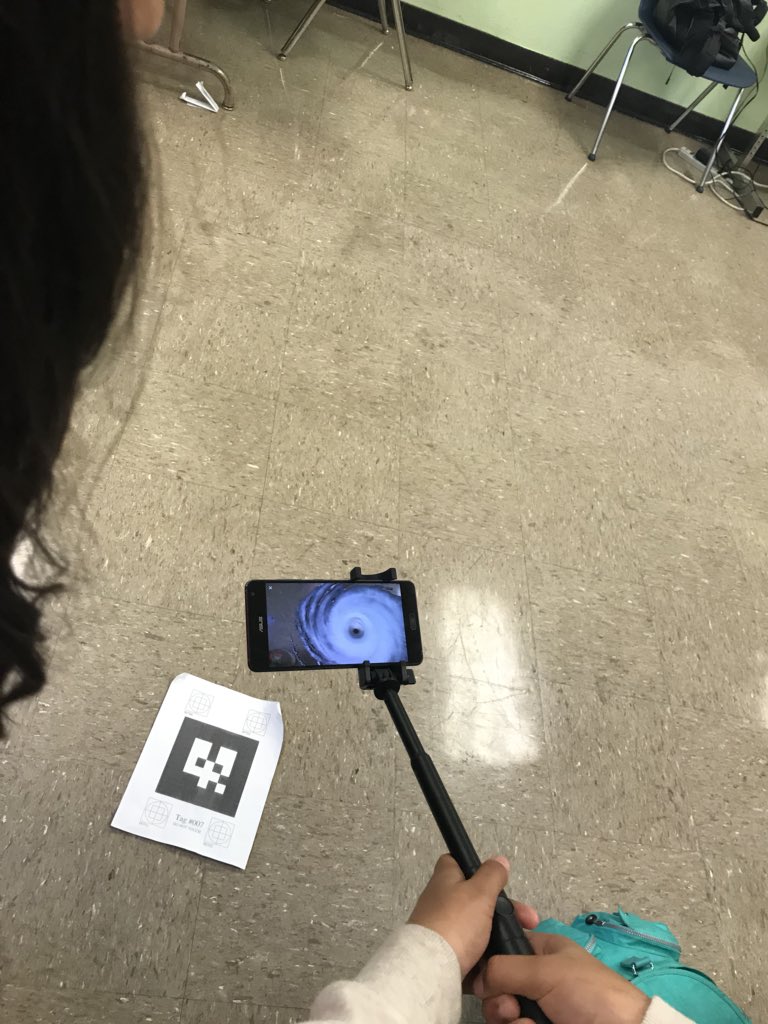 BPCAA's tweet photo. Google Augmented Reality QR Program visits Bancroft. Thank you Google. @Google 
@LAUSD_LDWest @LAUSDMAGNETS https://t.co/sINJRgb88Z