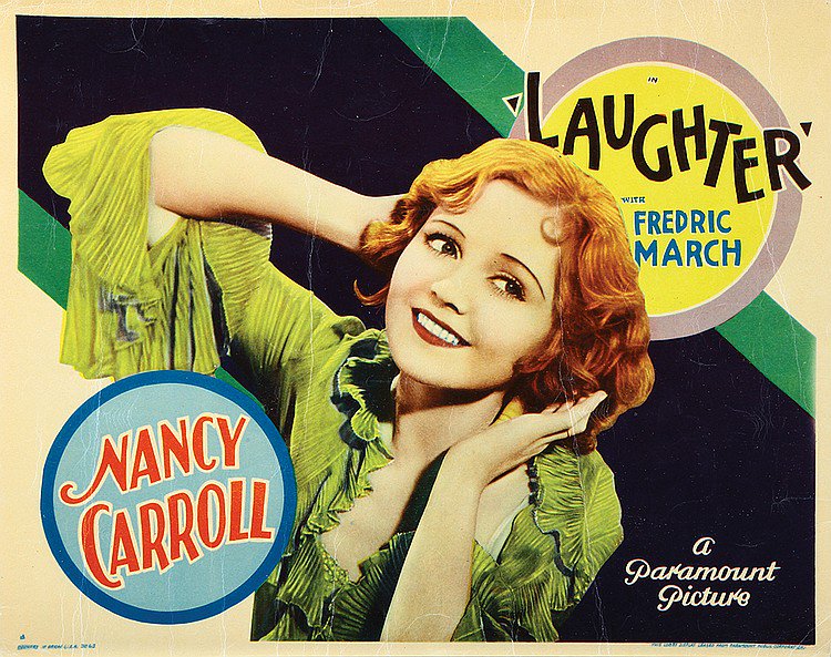 filmdialogueone's tweet photo. #ArchivePresents #Laughter with #NancyCarroll #FredricMarch 1930 now screening in our #CinemathequeLive #PreCodeHollywood https://t.co/86UhTcgLYC https://t.co/RGBnBGlkqK