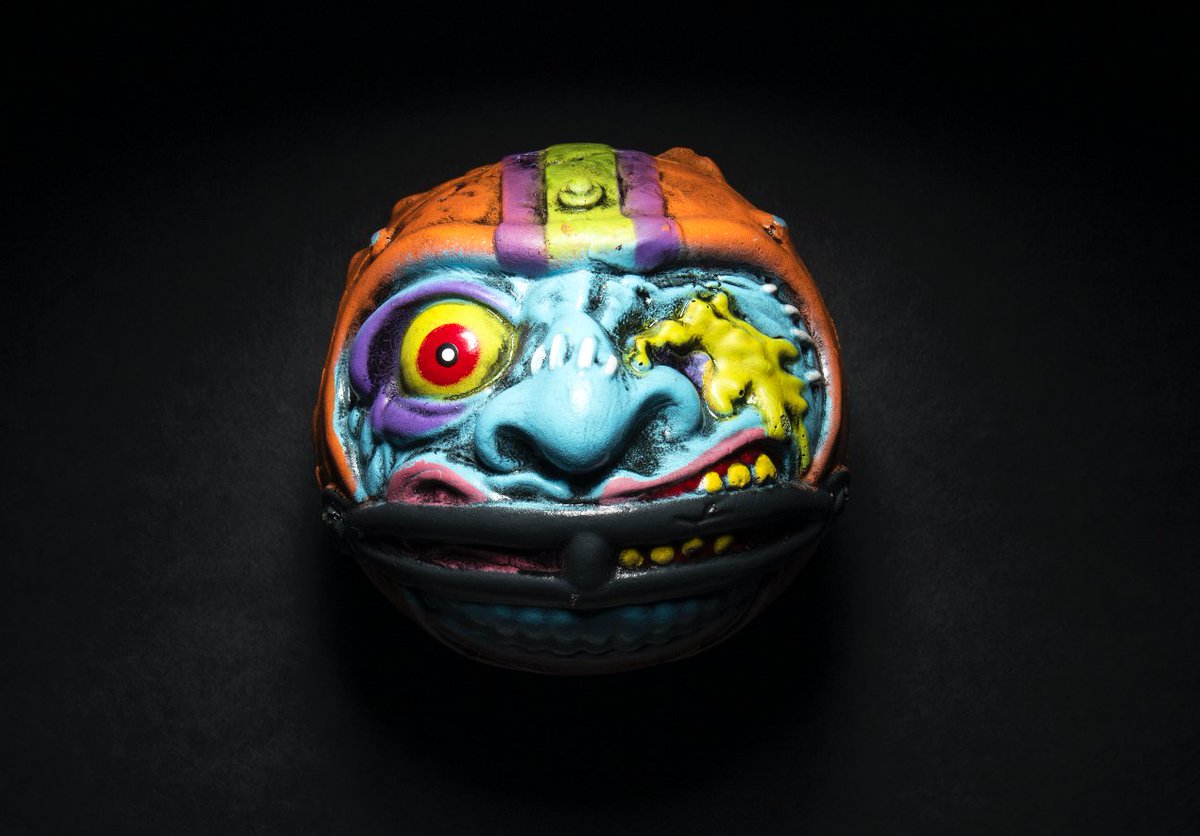 Kidrobot's tweet photo. The Madballs Foam Series 2, adds three characters to the bunch including this gross friend - Freak Fullback. Releasing Friday, February 2nd at 10:00 am MST on https://t.co/MbzlTUjNyR. #Kidrobot #Madballs #toys #foamseries2 #FreakyFullback #gross https://t.co/9CY05AIUuP