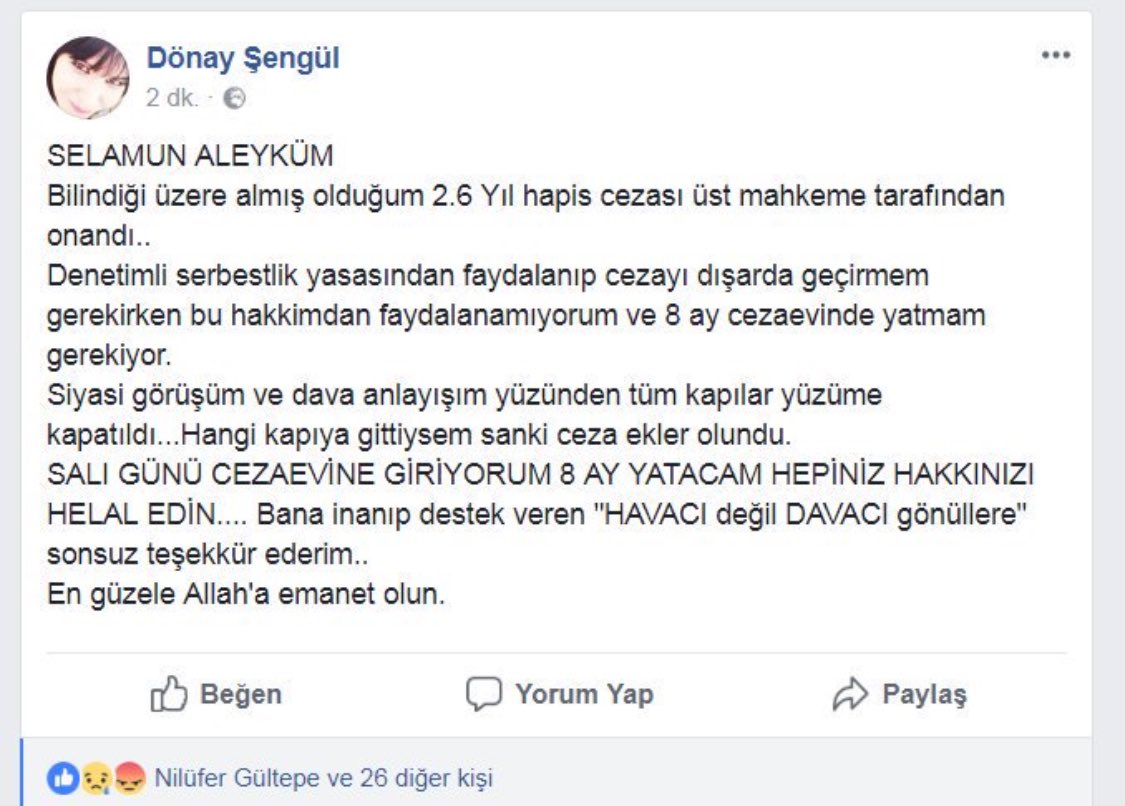 @Nuru_Yeliz @mutlumesut4141 @Dava_kervancisi @da_va_m @SEYHANAKRT @ARreyhan_1 @DilekBu36873194 @EnesAkenes @kim_zubde @hakan_korkusuz @khrmn_slh @pecemsultan @sessizceozlemek @ElifGncturk @AkEliffff @Kudus_Davasi2 @BUR_AKBEY @maleficent2023 @Reis1RT @Nesiine @ecomella1 @tuli__1 @cdmrtt @delideli242424 @ir_resistible1 @Su_Demsltn @ARDAHANLI_AK_75 @sonhaberverrrrr @ebr_lice @realimagee @suna_inci_0166 @AKINCIBEY_TSK_ @AvciDeliBalta @igrznur__ @RamcOfficialRT @EL__izAN @toktorhanim @hulya1299 @632_KE @Harbi_Yim @RT_Erdogan @suleymansoylu @akbasmarkt @sosyetehaci2 @BircanBasak1453 @aysunkubra55 @kartalceyhunn @gozum62 Dönay Şengül yanlız değildir.
Allah yar ve yardımcısı olsun.