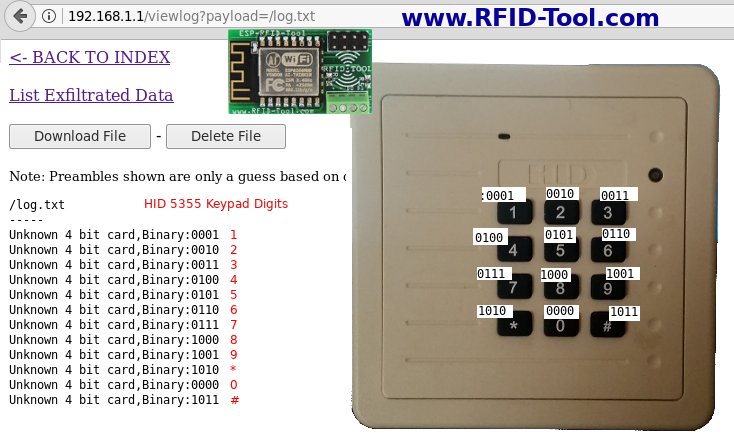 exploit_agency's tweet image. #RFIDTool testing #capturing #pins on a HID #5355 #Keypad / #RFID reader.

Each key is represented by 4 bits allowing anyone familiar with #binary to do the binary to decimal conversion in their head for converting a #pin.

RFID-Tool.com 

#nibble #redteam #pentesttool