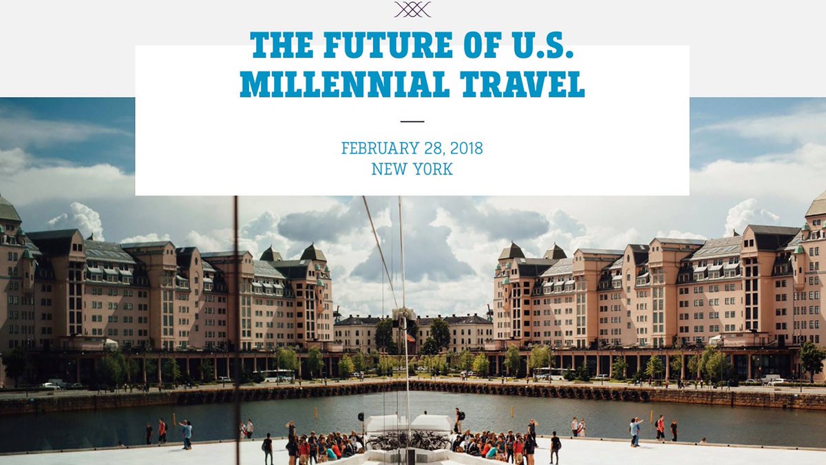 WatercoolerA's tweet photo. If you're a #DMOProf in the big apple end of Febuary, check out the awesome@Resonanceco's event, on the future of U.S. Millennial Travel. Here's the link: https://t.co/bBVVbWshdD https://t.co/TxttV8DgBY