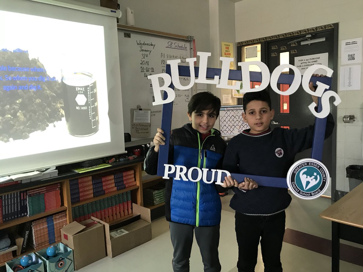 Adam and Ziad are BULLDOG PROUD while presenting their project about non- renewable oil sands. #gecdsbproud @Brockbulldogs <a href="/gecdsbpro/">GECDSB PR</a>
