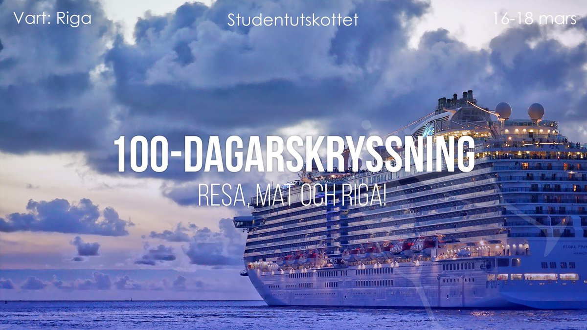 vroelevkar's tweet image. Om åk3 inte känt av student-vibbarna ännu, så är det hög tid nu. För 16-18 mars drar vi till Riga!🥂✨#elevkår