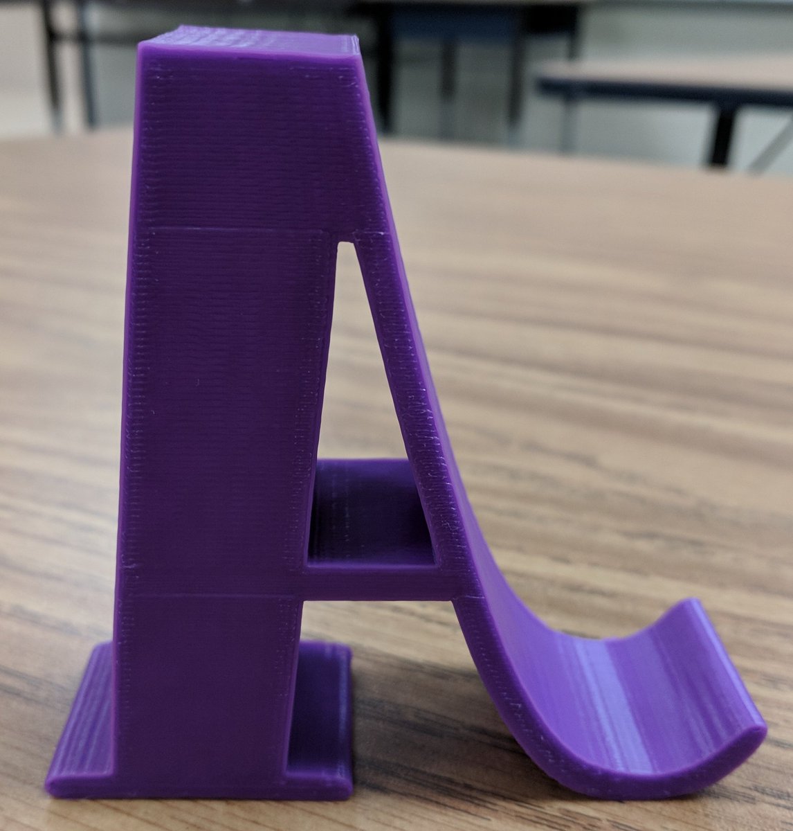Look what we found to #3Dprint. Someone special is going to love her initial phone holder. <a href="/BormanPYP/">Borman PYP</a>