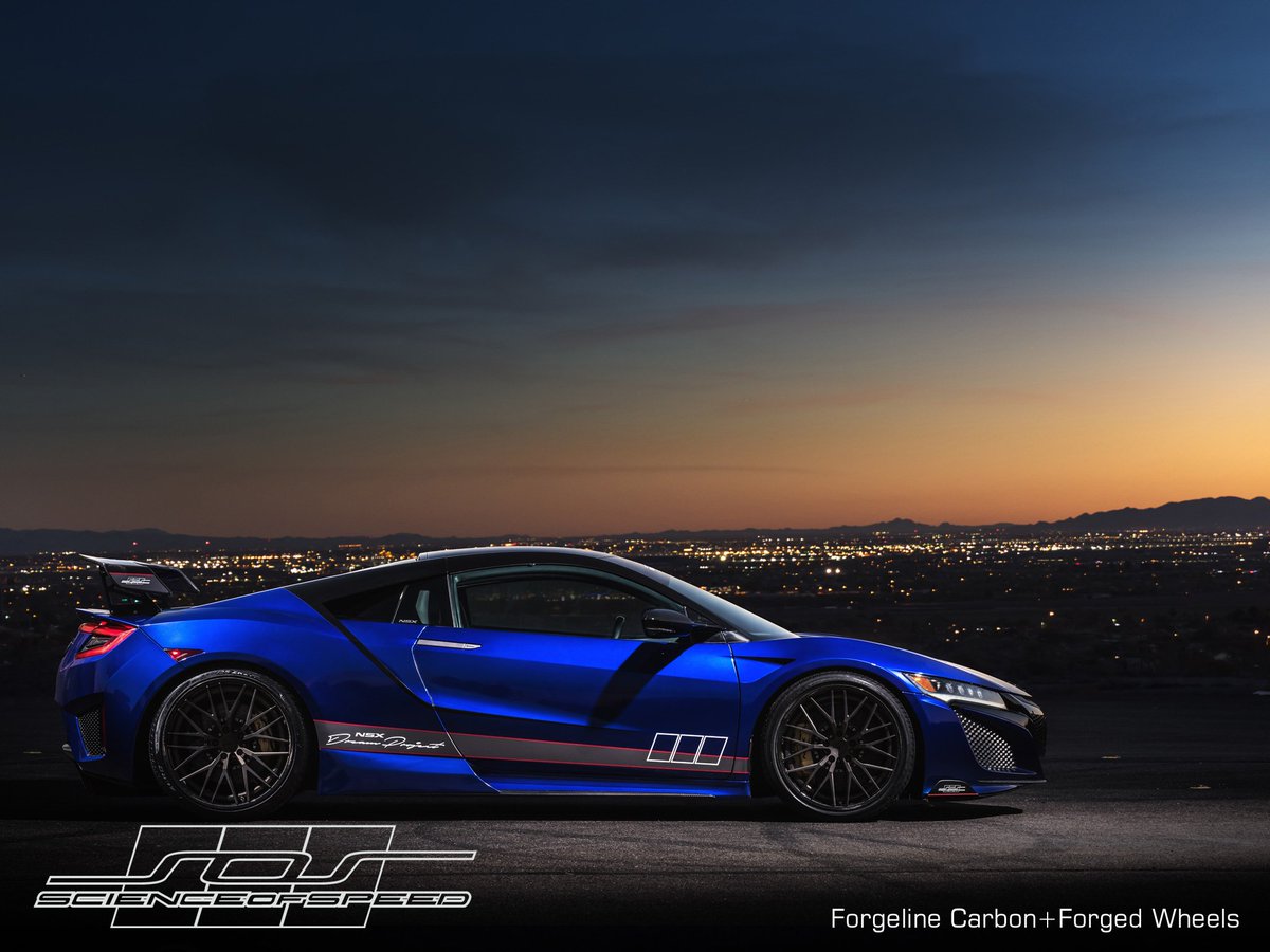 ForgelineWheels's tweet photo. Doesn't a cutting-edge car deserve a cutting-edge wheel? #ScienceofSpeed gave this #Acura #NSX #Forgeline #CarbonForged #CF203! https://t.co/c5SG6Z6NQF https://t.co/uTc9qru4aC