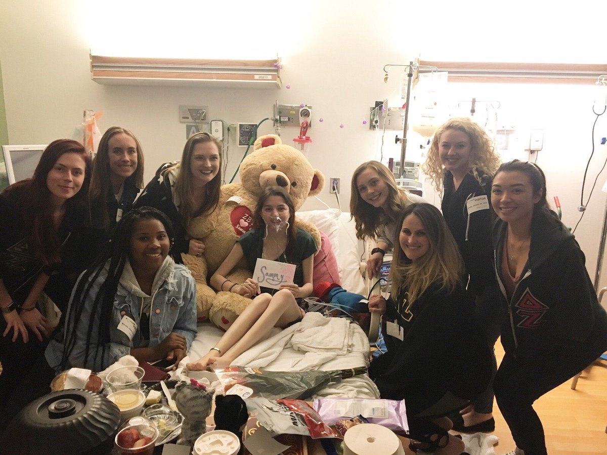 Our WCW goes out to Sammy Cassidy from ΔΖ. She is currently fighting for her life as she battles against cystic fibrosis. AΦ stands beside her during this tough time. Sending all our love. Stay strong, beautiful💓✨ #DZsammywarriors