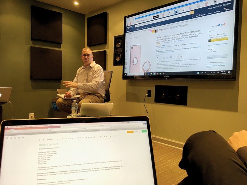 2theTopDesign's tweet image. Just started #MKT513 Digital Marketing Masters Class at my office in #Nashville. @oligardner helping the class learn #ConversionCenteredDesign this week! stukent.com/expert-session… photo credit: Thx @SuburbanTurmoil