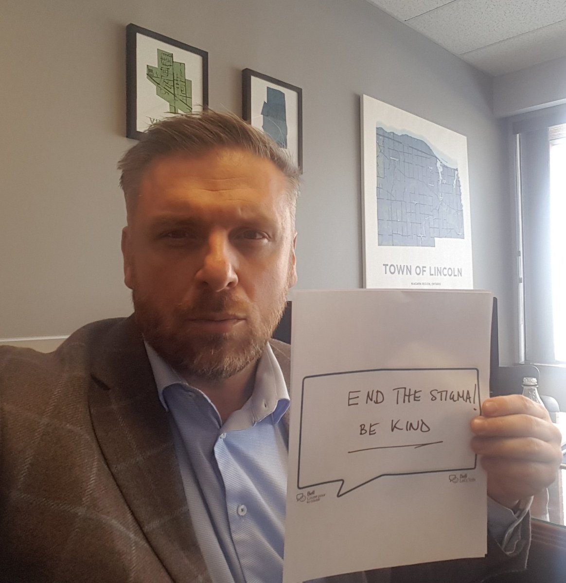 mikekirkopoulos's tweet photo. Today is #BellLetsTalk We must encourage the power of our collective voice today and every day. Let's remove the stigma and build safe spaces where all voices can be heard.  #BeKind https://t.co/qKoBXhRDhw