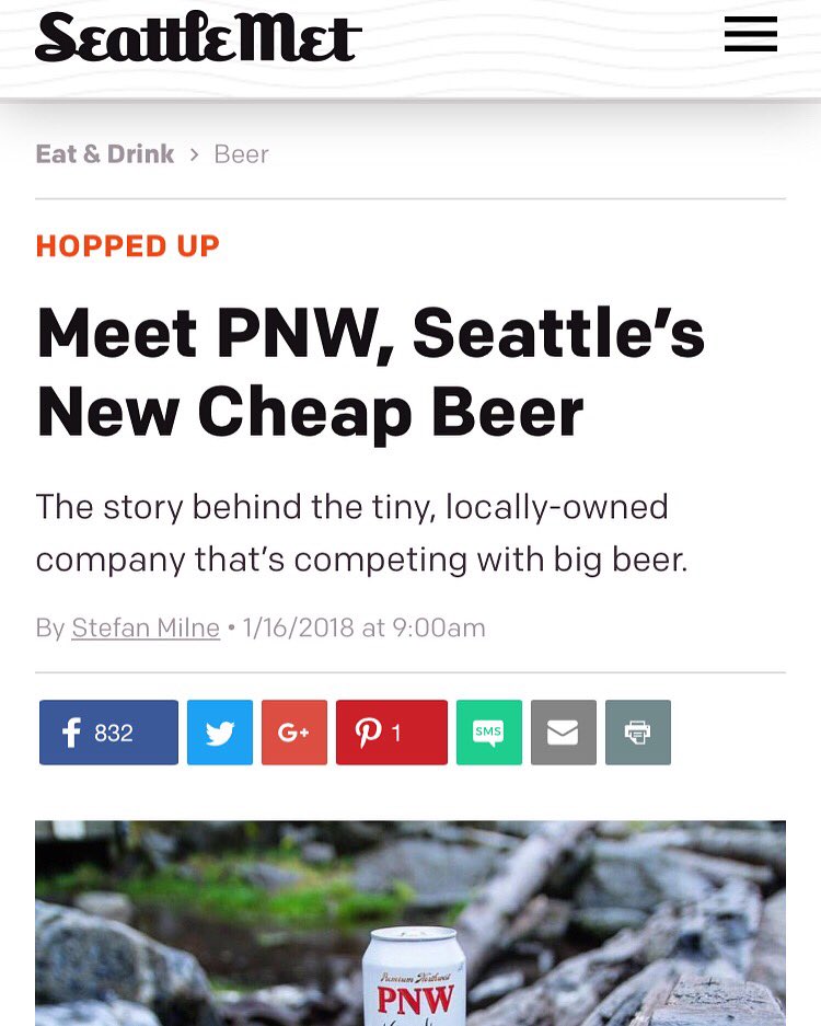 Premium Northwest Beer tweet media