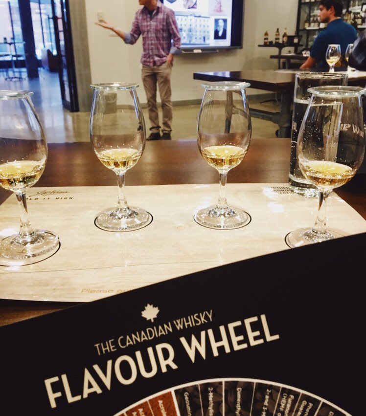 Today we got to follow the journey from the grain to whiskey! Thank you to <a href="/CDNWhiskyDoc/">Don Livermore - Uisgephile (whisky lover)</a> for sharing your expertise &amp; samples. #GrainsInAction