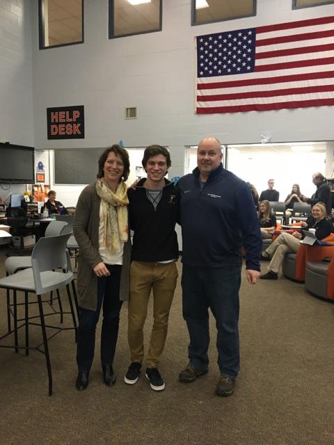 Congratulations to our Loveland Tiger Academic Team Seniors; Evan Highland, Jess Griffiths, Henry Grome, and Kameron McKenzie. Go Tigers!