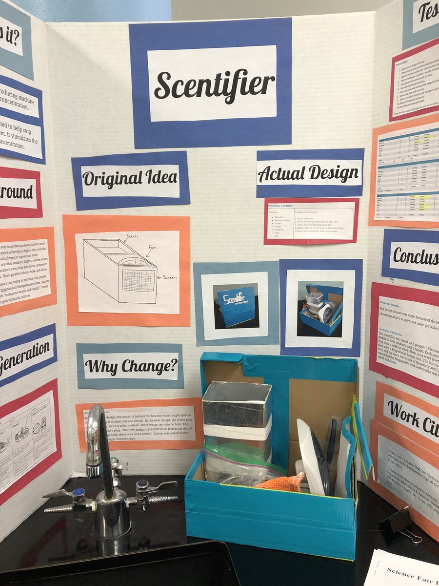 SilverSteamTeam's tweet photo. Our newest inventions using the human centered design process. #newkindofsciencefair #designthinking #bethechange https://t.co/QoYrA4lf95