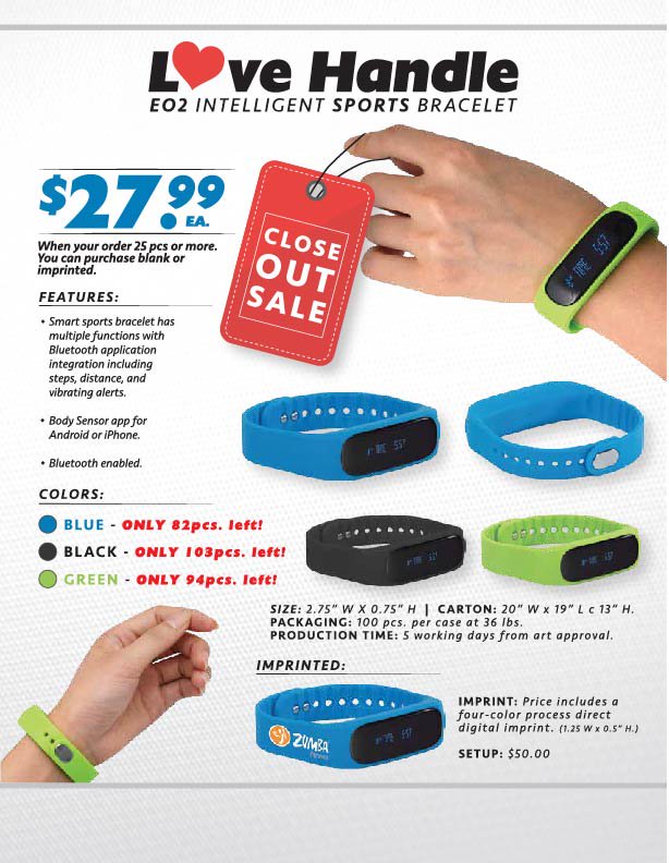 NextPromotions's tweet image. Closing out January with a closeout special! Once our sports bracelets are gone, they're gone. Hmmm, too bad loosing those extra pounds couldn't work out the same way :/ Call your rep today.