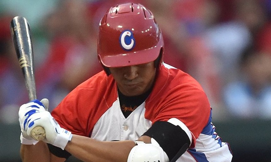 escambraycu's tweet photo. A propósito de su participación en la #SerieDelCaribe2018, el estelar Frederich Cepeda habla de la #57SNB, su actuación como refuerzo, la estructura del campeonato cubano y....Toda la entrevista aquí https://t.co/lQoIEkwFe5 https://t.co/e0Hb6MEL81