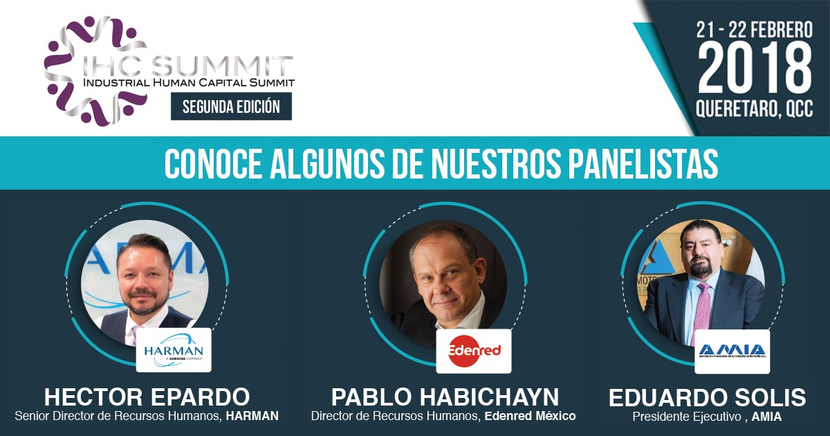 somosrhtv's tweet photo. No te pierdas el próximo 21-22 de febrero el IHC Summit 2018 #RRHH
Conoce más sobre las #conferencias #ihcsummit en https://t.co/06lEQd3inM https://t.co/DYpNU7sn30