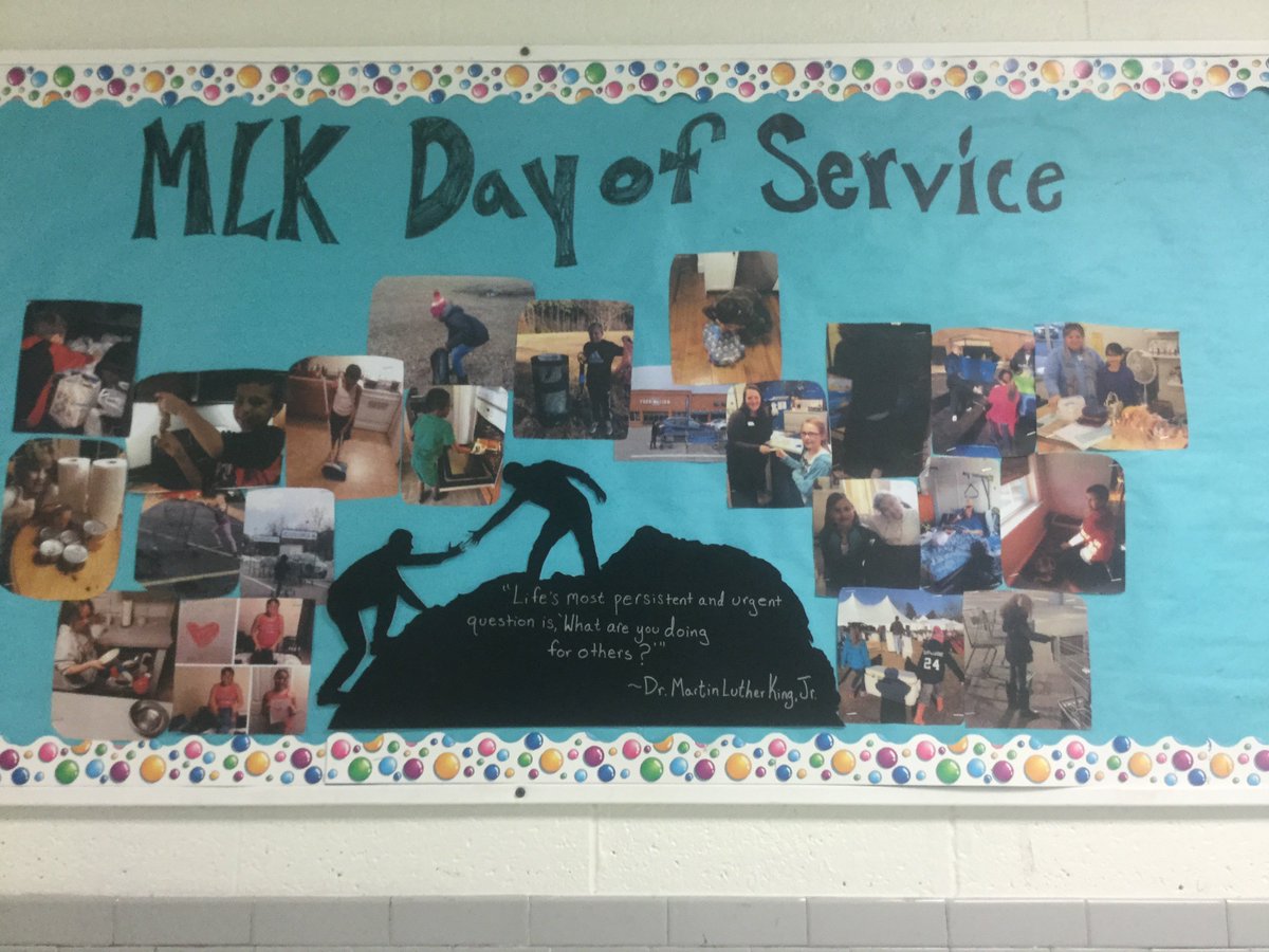 Ohheymsdavey's tweet image. Fourth graders represented Dr. Martin Luther King, Jr. well during the MLK weekend! #DayOfService  #LearningEmpathy #WestsideBestSide @WSESSmithfield