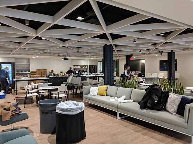 The new @mapbox office is legit. Just the cafeteria. So stoked.