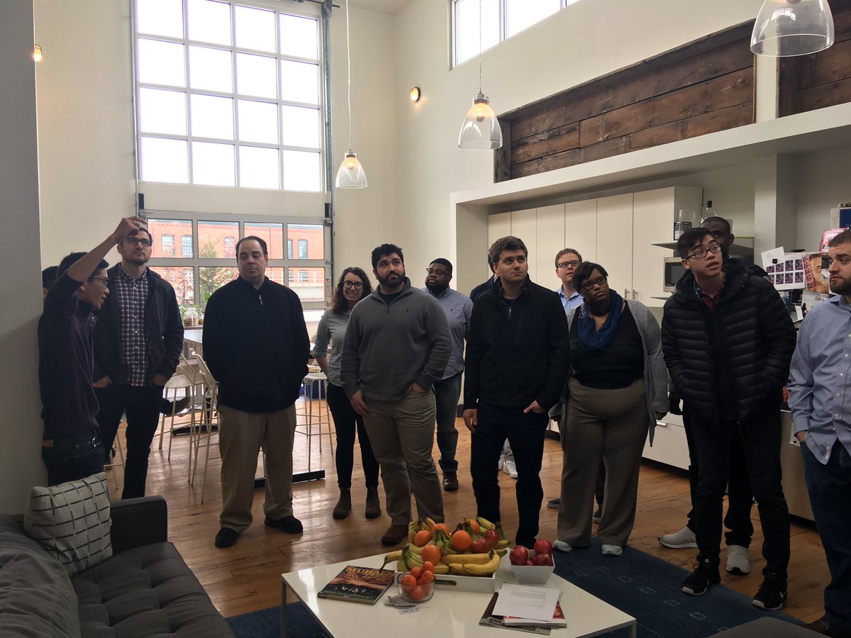 Phillylosophy's tweet image. Our @NYCodeDesign students got to tour @Bluecadet and talk to the great team there including @dirtystylus on Monday, and it was a blast! Thank you for a great experience! #digitalagency #interactivetech